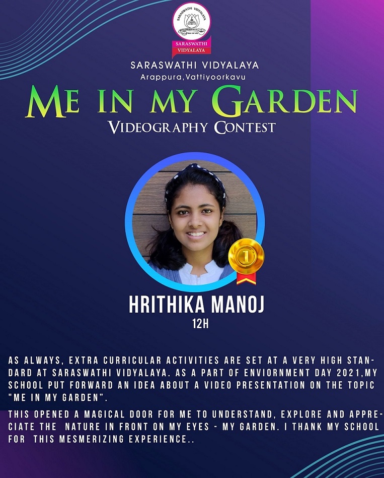 ME IN MY GARDEN VIDEOGRAPHY CONTEST FIRST PRIZE
