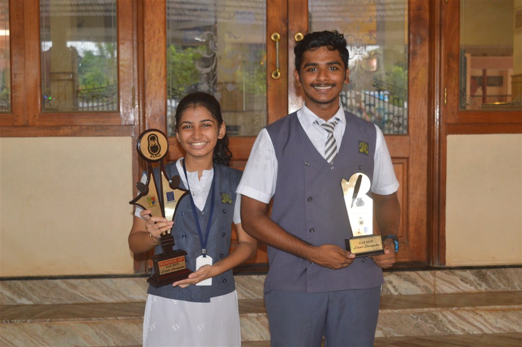 Saraswathi Vidyalaya has been crowned as Runners up in CRE 8 - 2019