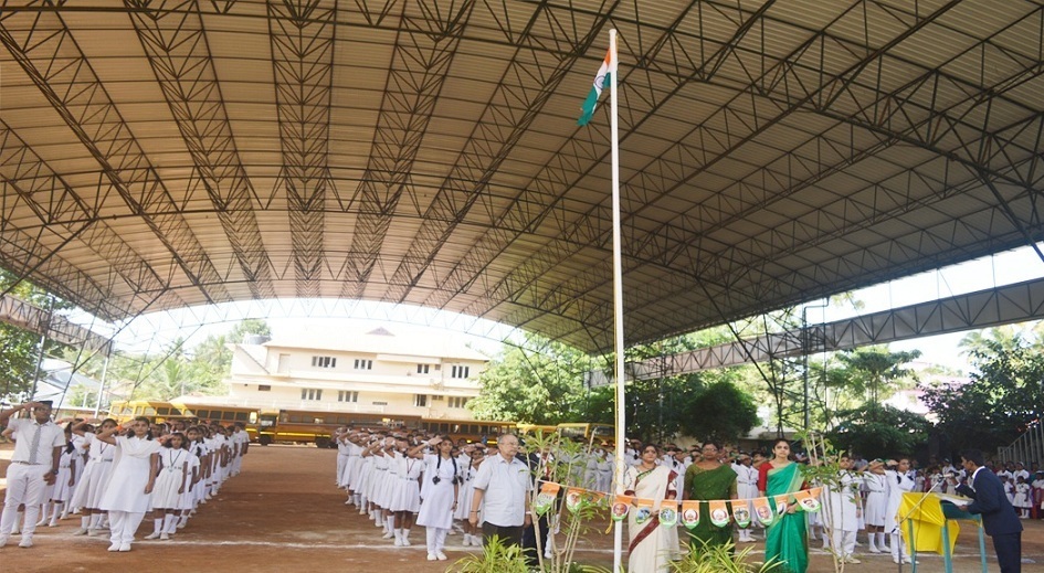 Saraswathi Vidyalaya celebrated 73rd Independence Day