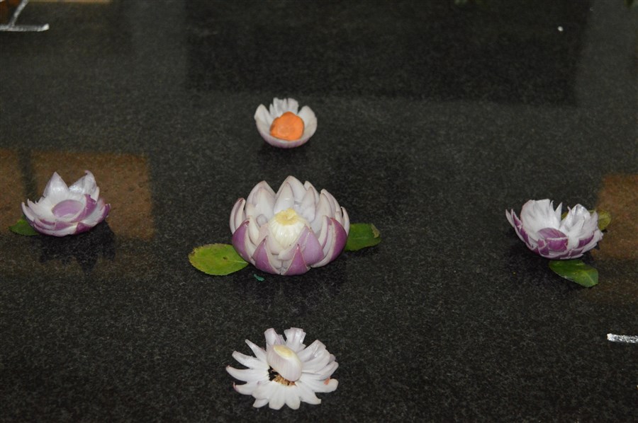 SWEET MAKING COMPETITION, FLOWER ARRANGEMENT AND VEGETABLE CARVING