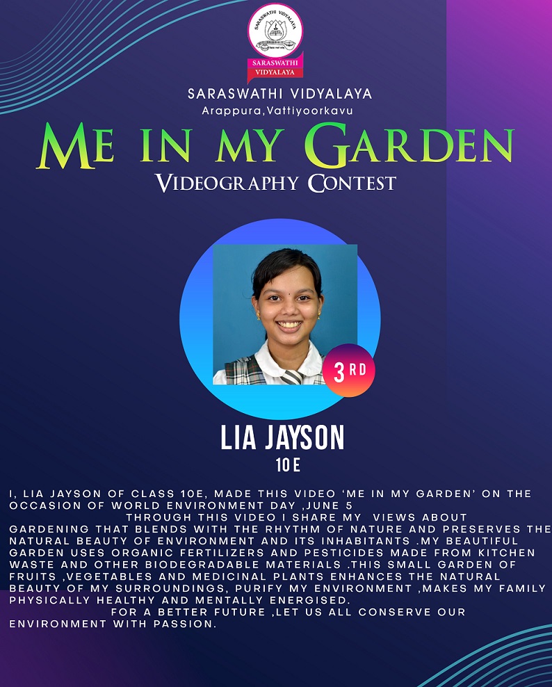Me in My Garden Videography Contest Me in My Garden Videography Contest  - Lia Jayson X E