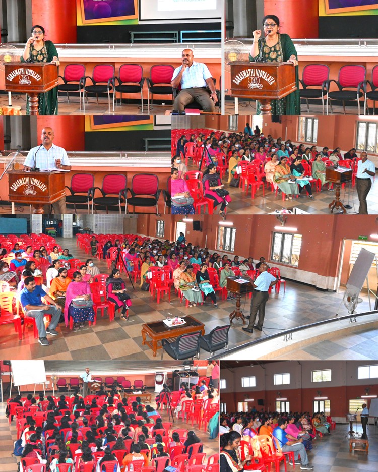 Workshop on Financial Literacy and Use of Digital Tools conducted by Centre for excellence, CBSE @ Saraswathi Vidyalaya